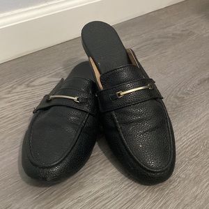 Black Slip On Mules size 7